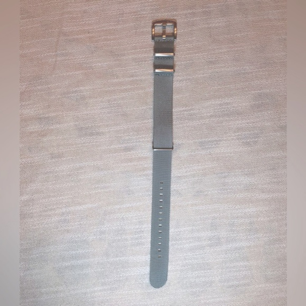 BlueShark Nato Strap - Gray/ 20mm / Premium Brushed
